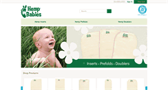 Desktop Screenshot of hempbabies.com